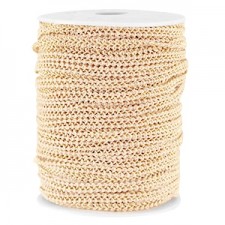 Fashion wire flat 5mm Nude beige-gold